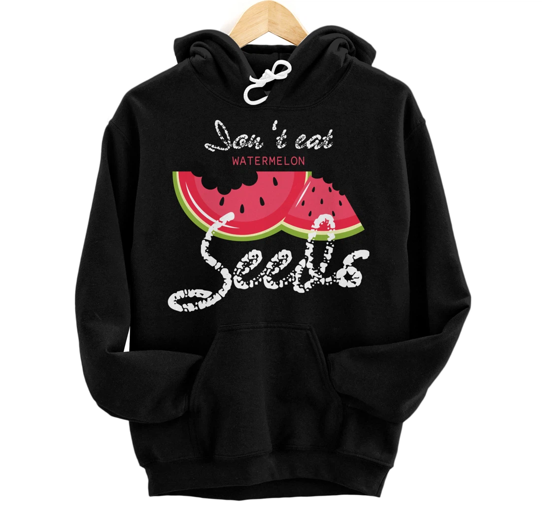 Personalized Don't Eat Watermelon Seeds Funny Pregnancy Soon To Be Mom Pullover Hoodie