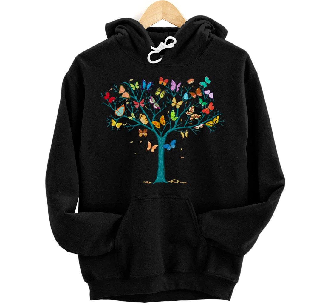 Personalized Butterflies Nature Insects Tree Wildlife Pullover Hoodie