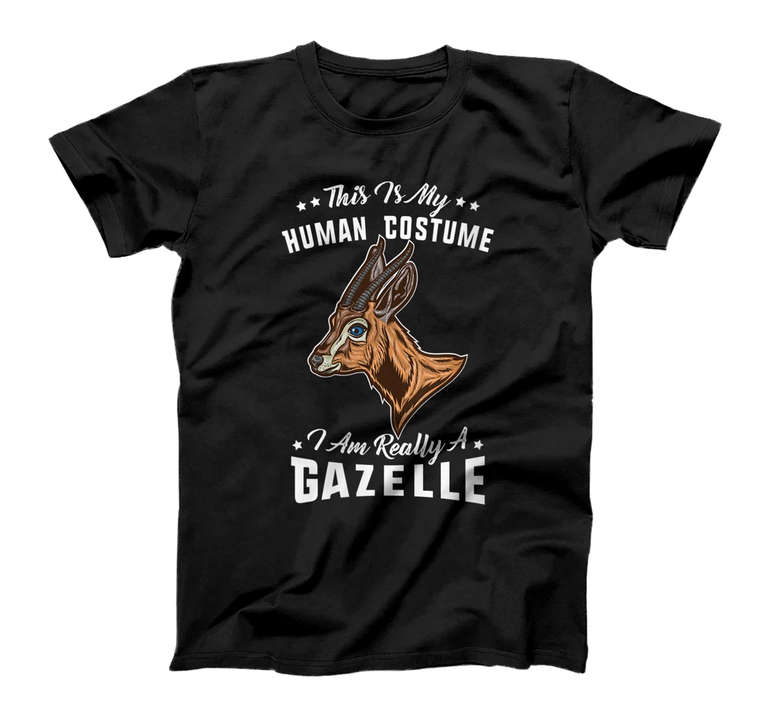 Personalized Womens This Is My Human Costume I Am Really A Gazelle T-Shirt, Women T-Shirt