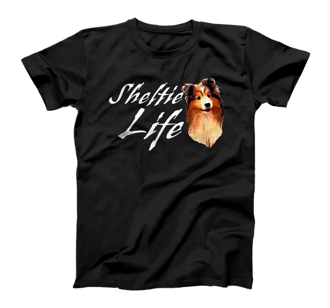 Personalized Sheltie Life Cute Shetland Sheepdog T-Shirt, Kid T-Shirt and Women T-Shirt
