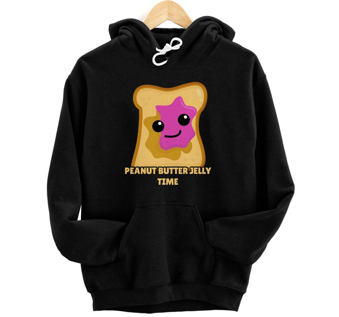 Personalized Peanut Butter Jelly Time Vibes Match Perfect Pullover Hoodie