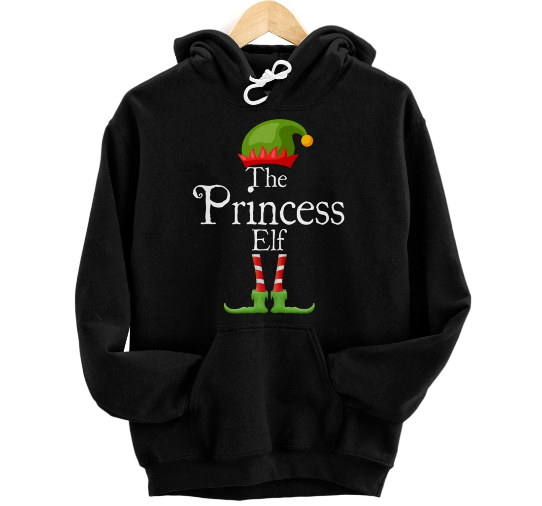 Personalized The Princess Elf Matching Family Holidays Pullover Hoodie