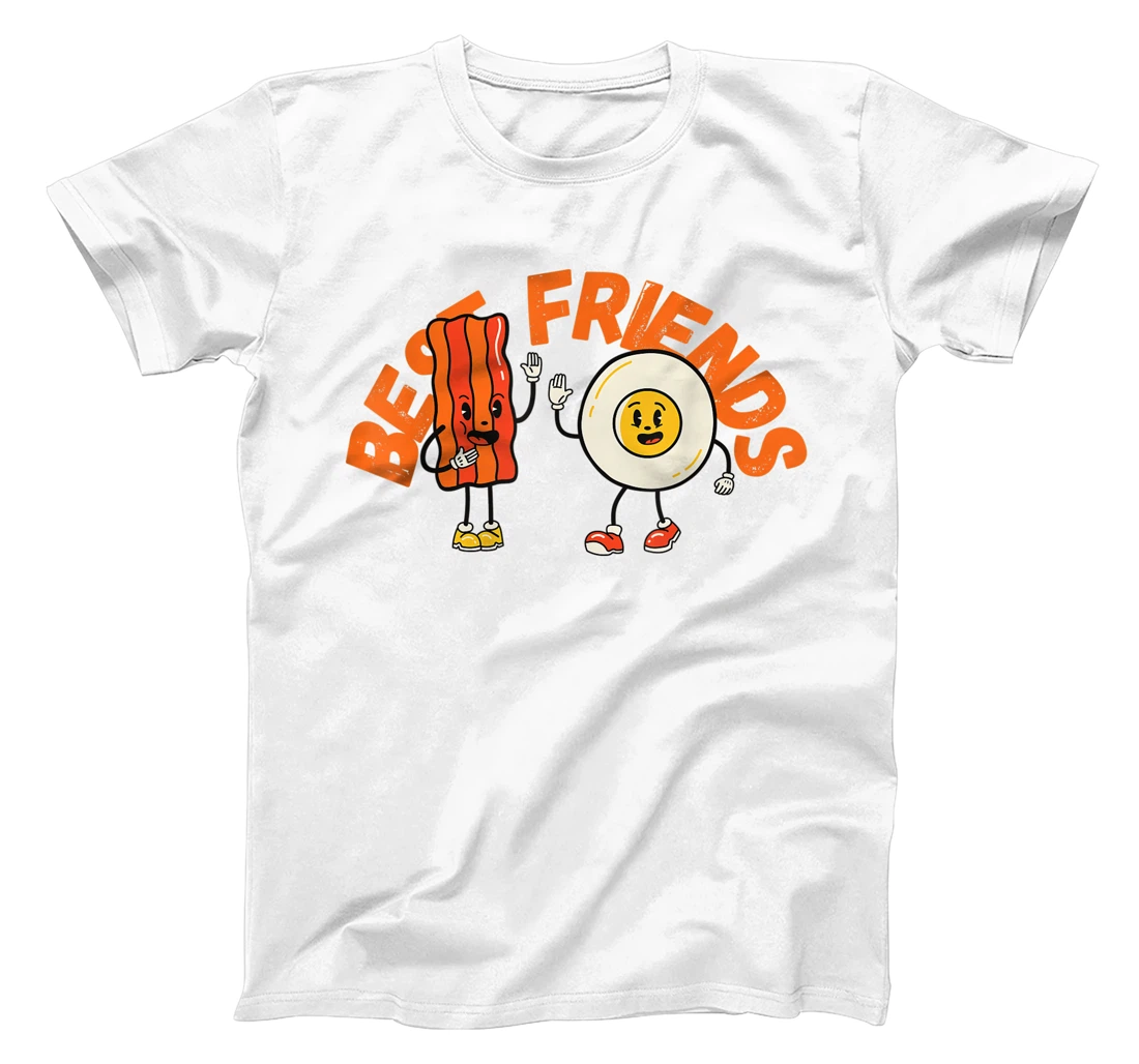 Personalized Womens Best Friends Eggs and Bacon Funny Breakfast Lover Gift T-Shirt, Kid T-Shirt and Women T-Shirt