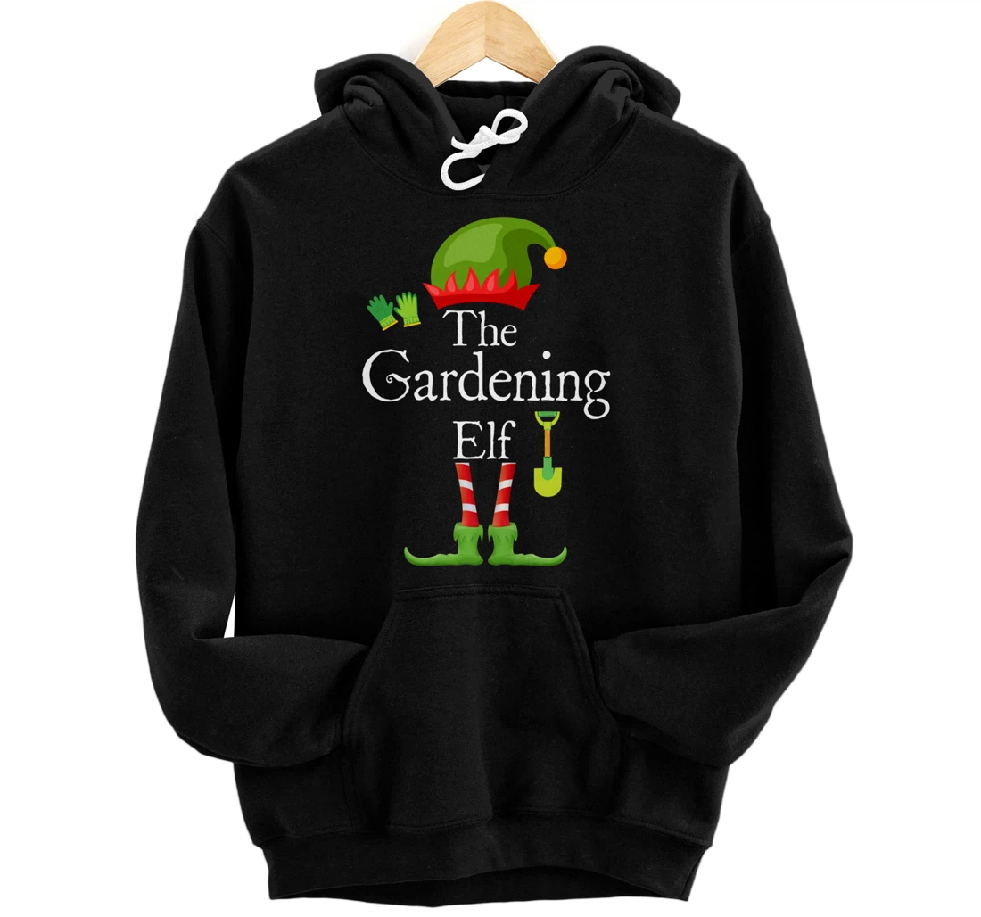 Personalized The Gardening Elf Matching Family Holidays Pullover Hoodie