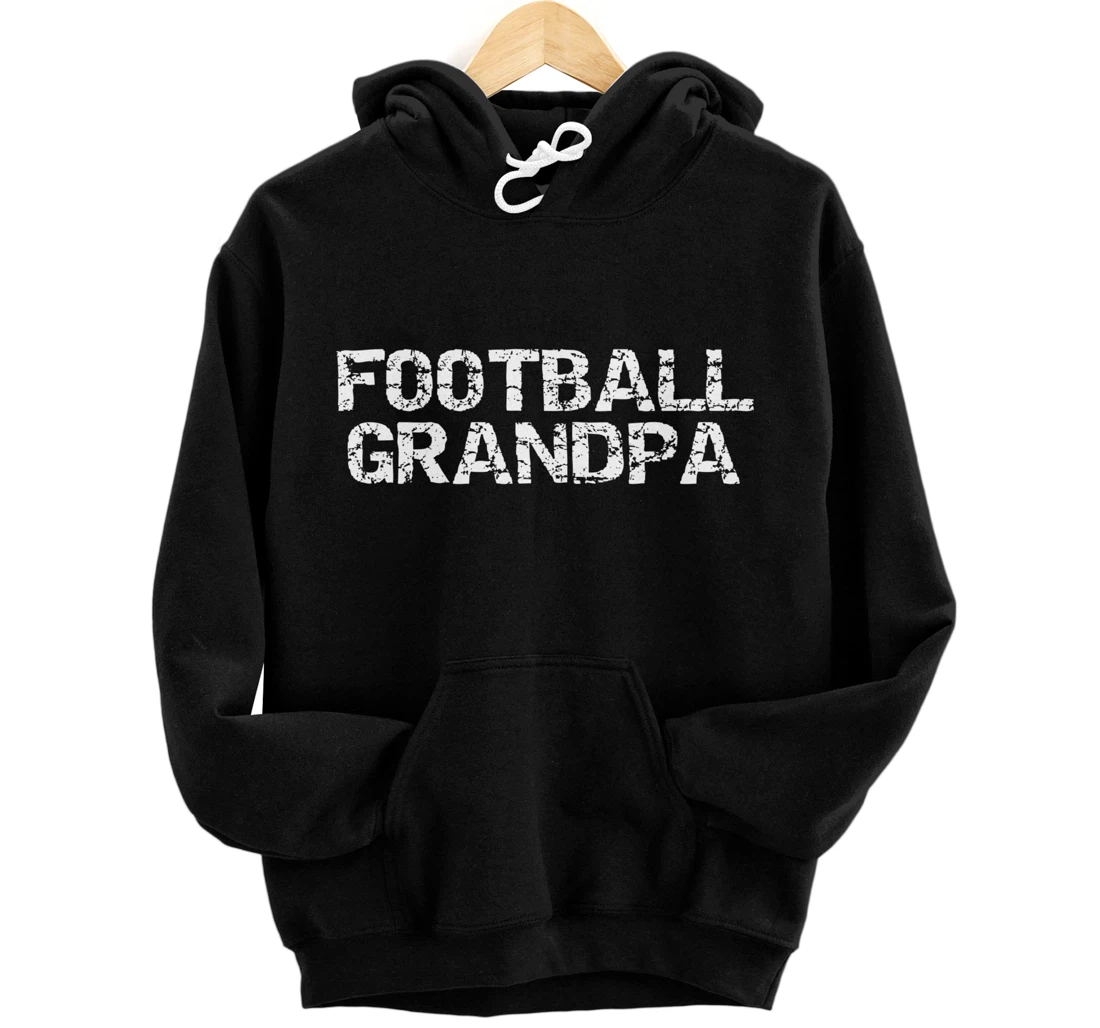 Personalized Matching Football Game Day for Grandparents Football Grandpa Pullover Hoodie