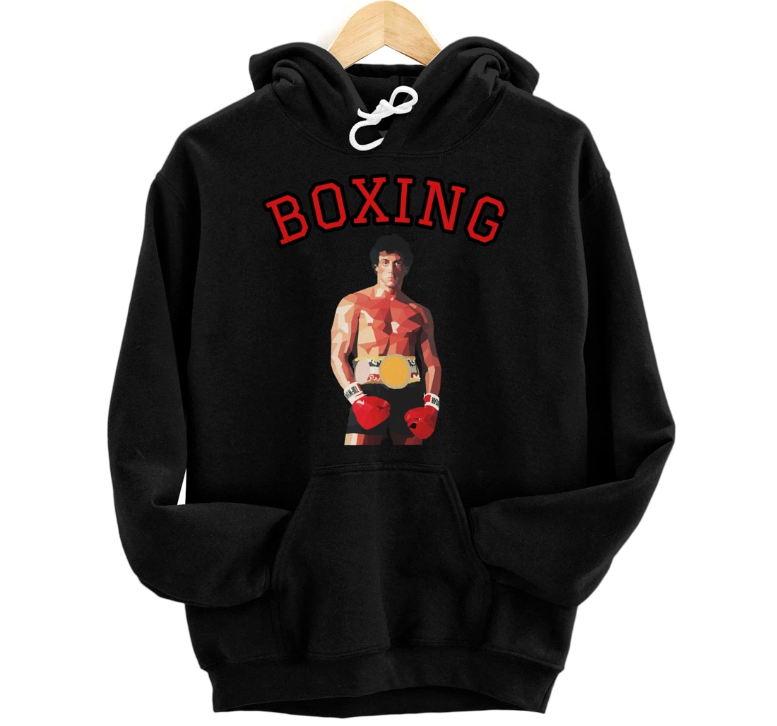 Personalized 80's retro boxing movie old skool boxing legend novelty gift Pullover Hoodie