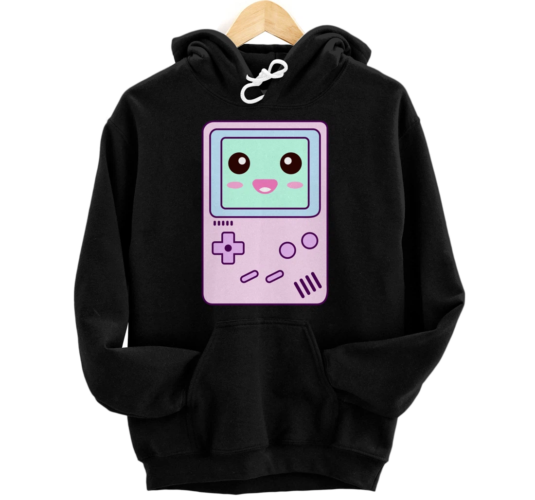 Personalized Cute Kawaii Pastel Gamer Controller Aesthetic Gaming Pullover Hoodie