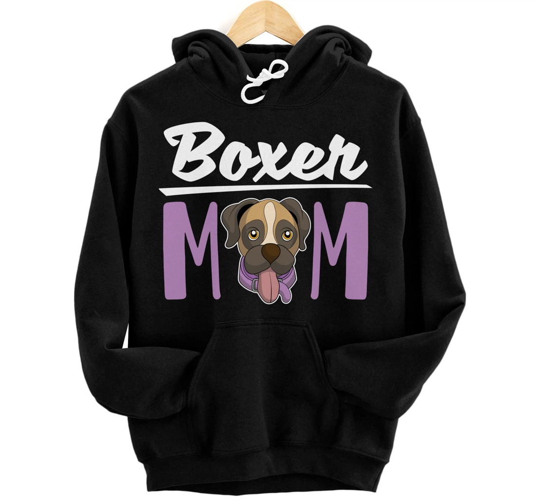 Personalized Boxer Mom Animal Pet Dog Owner Dog Lover Women Boxer Pullover Hoodie
