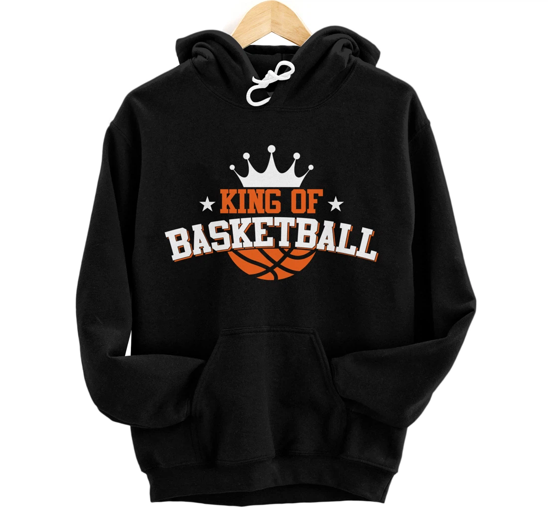 Personalized Basketballer Sports King of Basketball Pullover Hoodie