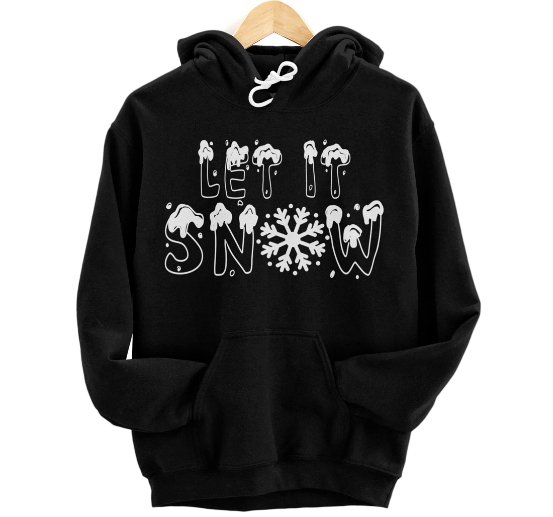 Personalized Let It Snow Pullover Hoodie