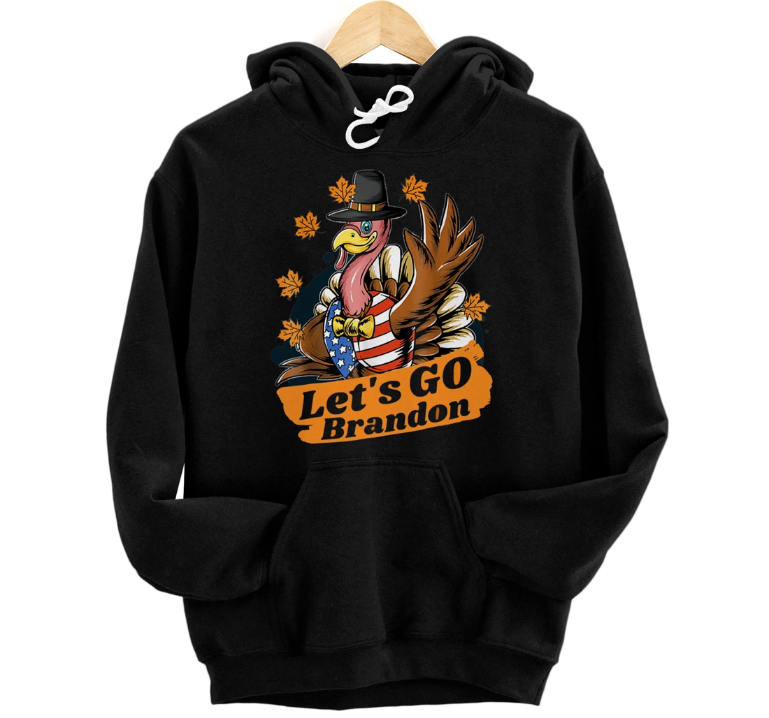 Personalized Let's Go Braden Brandon US Flag Tee Funny Trendy Sarcastic Pullover Hoodie