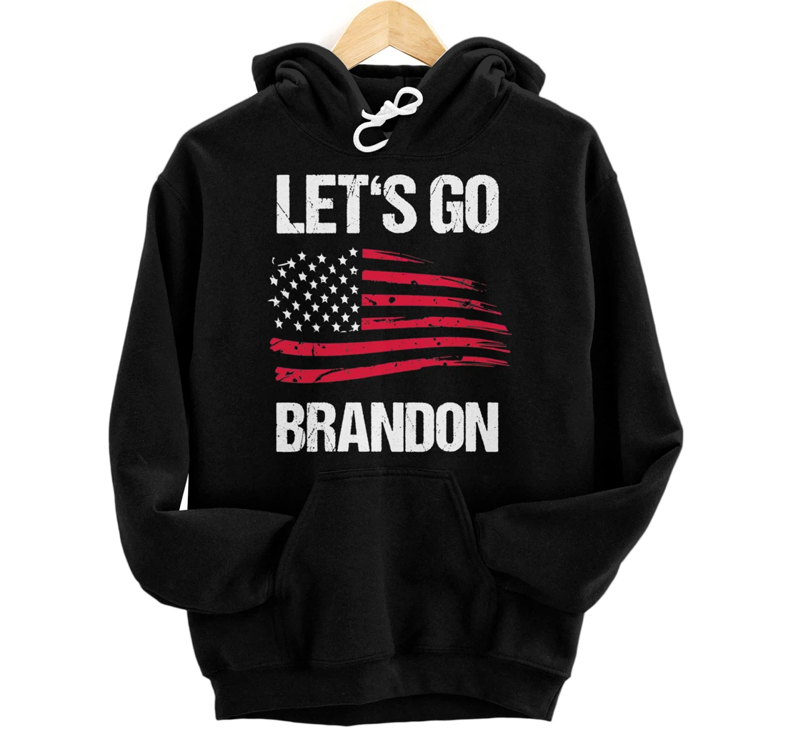 Let's Go Branden Brandson Brandon Conservative Anti Liberal Pullover Hoodie