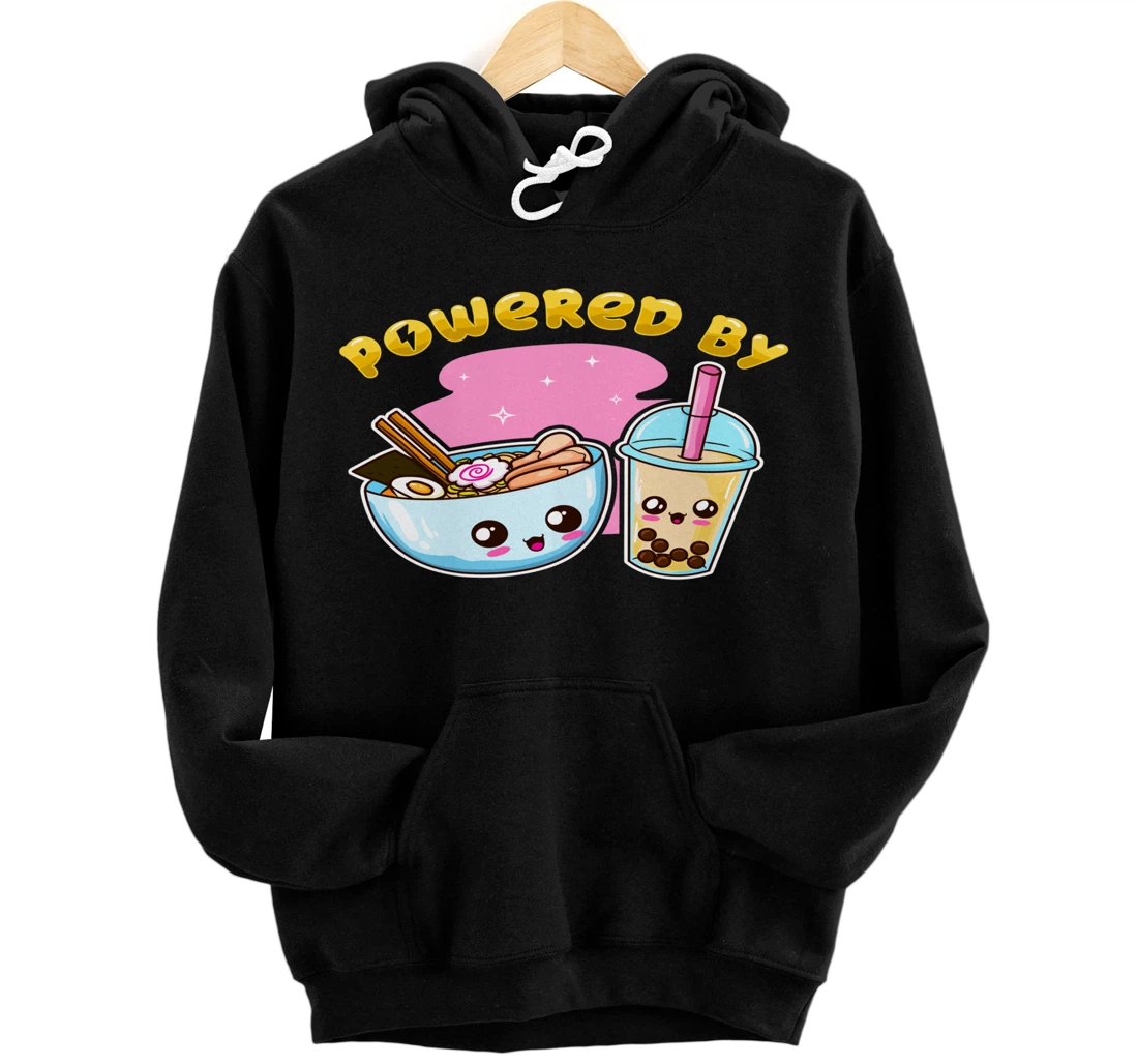 Personalized Ramen Bubble Tea Boba Japanese Noodles Anime Gift Hoodie Pullover Hoodie