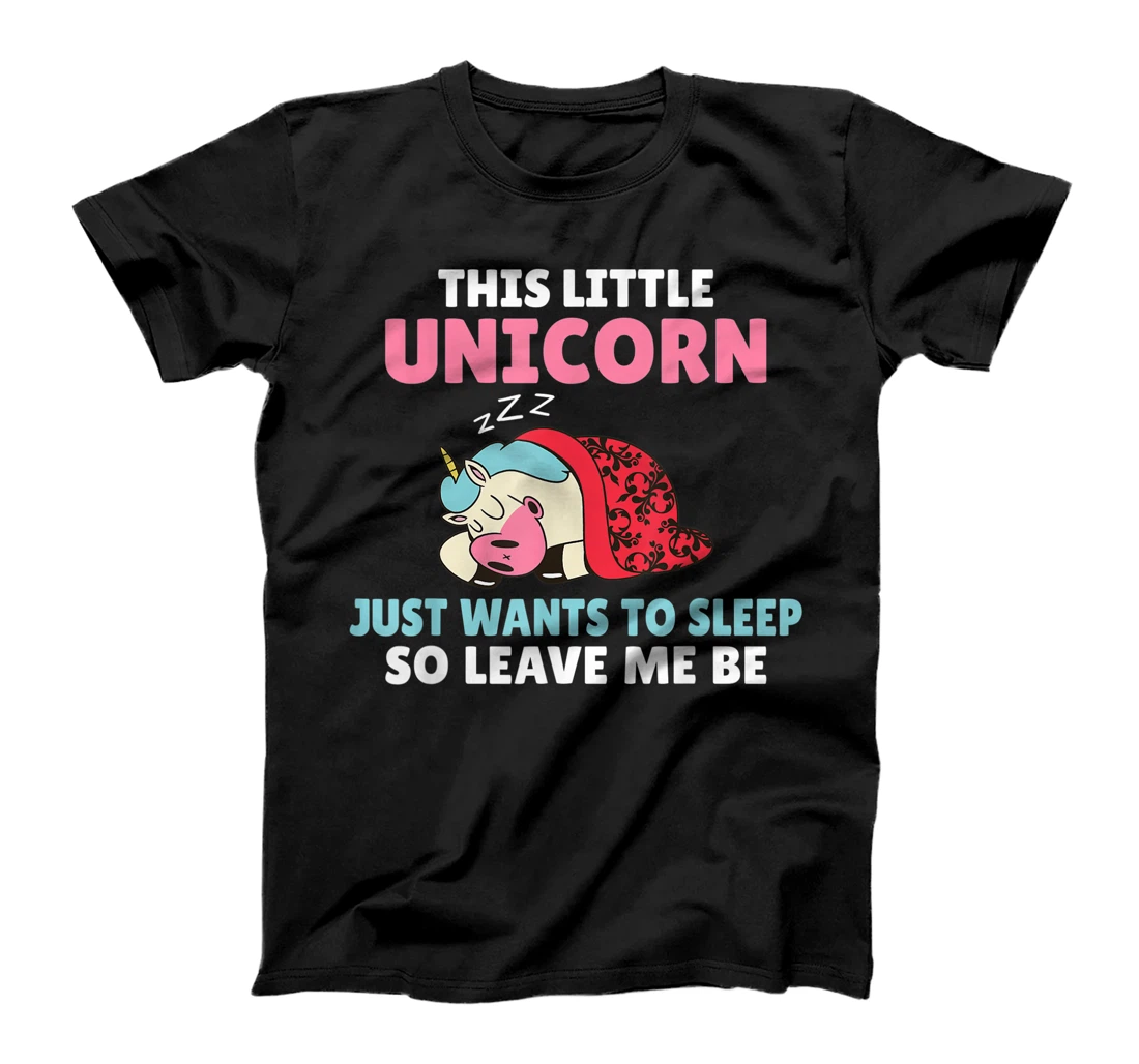 Personalized This Unicorn just wants to sleep so leave me be T-Shirt, Kid T-Shirt and Women T-Shirt