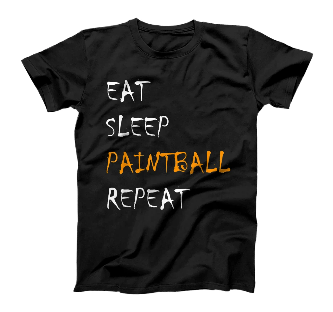 Personalized Womens eat sleep paintball repeat - fun paintballer outfit T-Shirt, Women T-Shirt