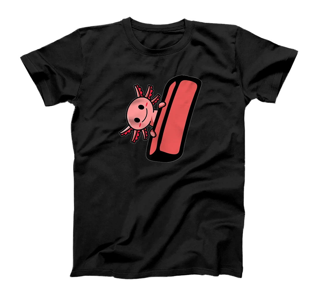 Personalized Funny Axolotl Monogram Salamander Letter i Initial Axolotl T-Shirt, Kid T-Shirt and Women T-Shirt
