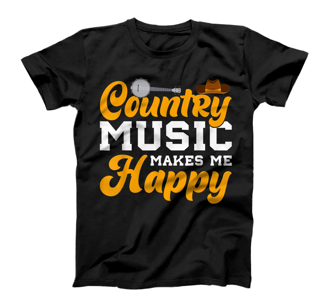 Personalized Happy Country Music For Country Music Fans T-Shirt, Women T-Shirt