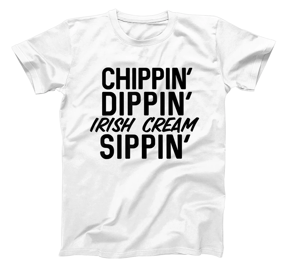 Personalized Chippin' Dippin' Irish Cream Sippin' Whiskey Bar Crawl T-Shirt, Women T-Shirt