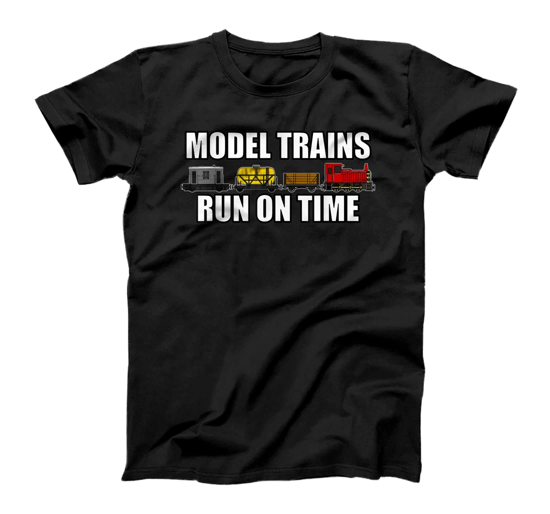 Personalized Model Trains Run On Time Railway Enthusiast Diesel Shunter T-Shirt, Kid T-Shirt and Women T-Shirt