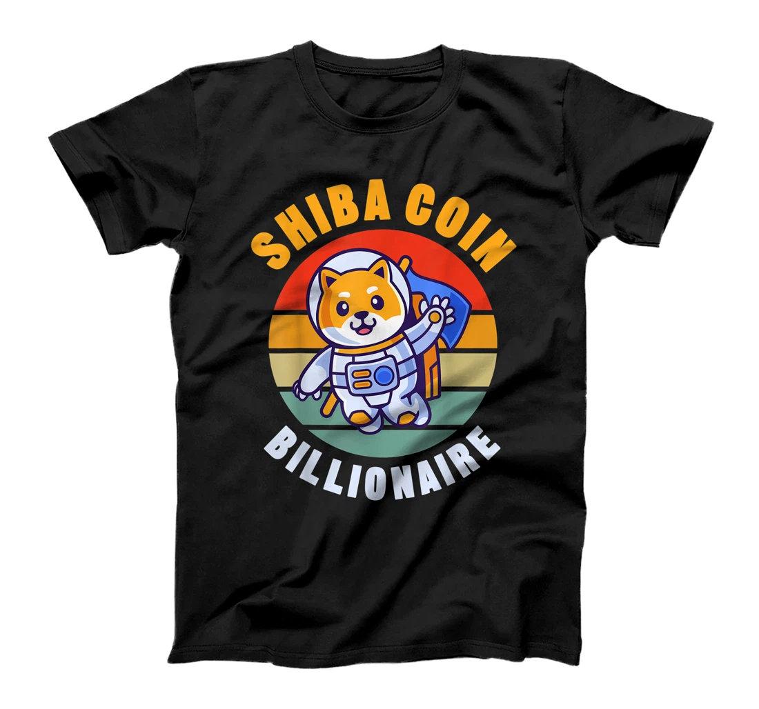 Personalized Womens Shiba Coin The Billionaire Loading Token Coin Shiba Inu Logo T-Shirt, Women T-Shirt