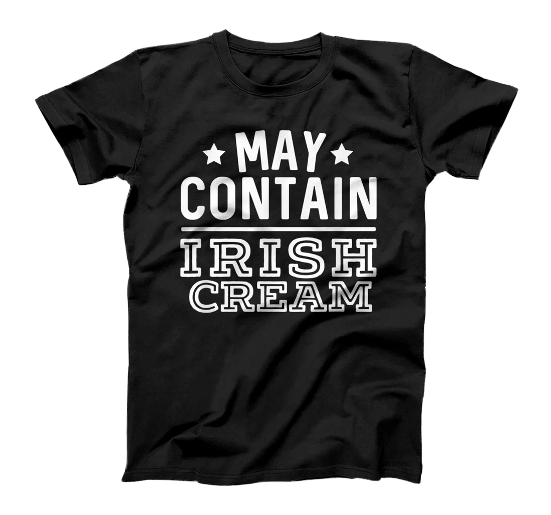 Personalized May Contain Irish Cream Whiskey Bourbon T-Shirt, Women T-Shirt