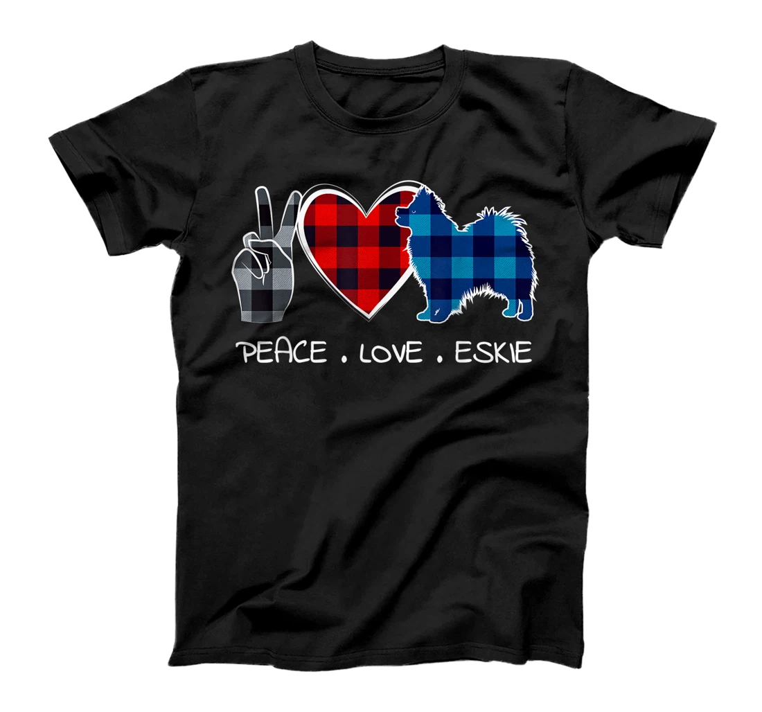 Personalized Peace Love Eskie Cloud Spitz American Eskimo Dog Lovers T-Shirt, Kid T-Shirt and Women T-Shirt