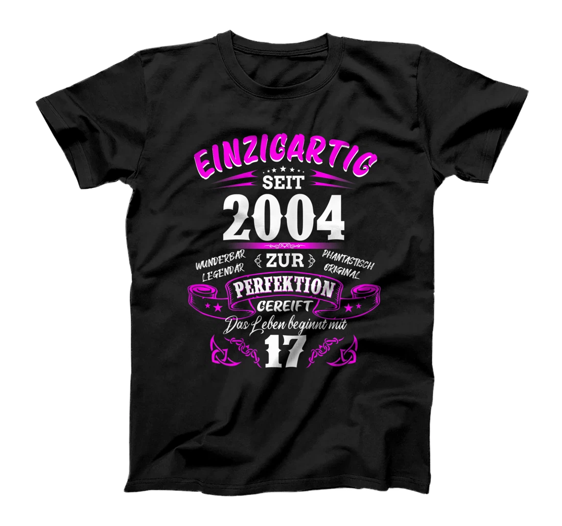 Personalized Womens Unique Since 2004 Funny Age 17 T-Shirt, Women T-Shirt