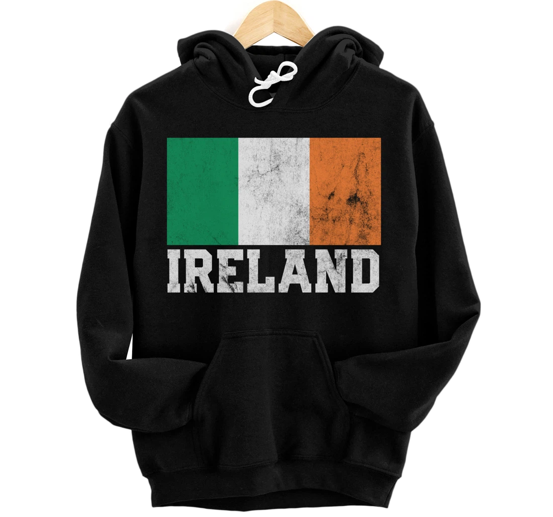 Personalized Irish Ireland Flag Country Men Women St. Patrick's Day Gift Pullover Hoodie