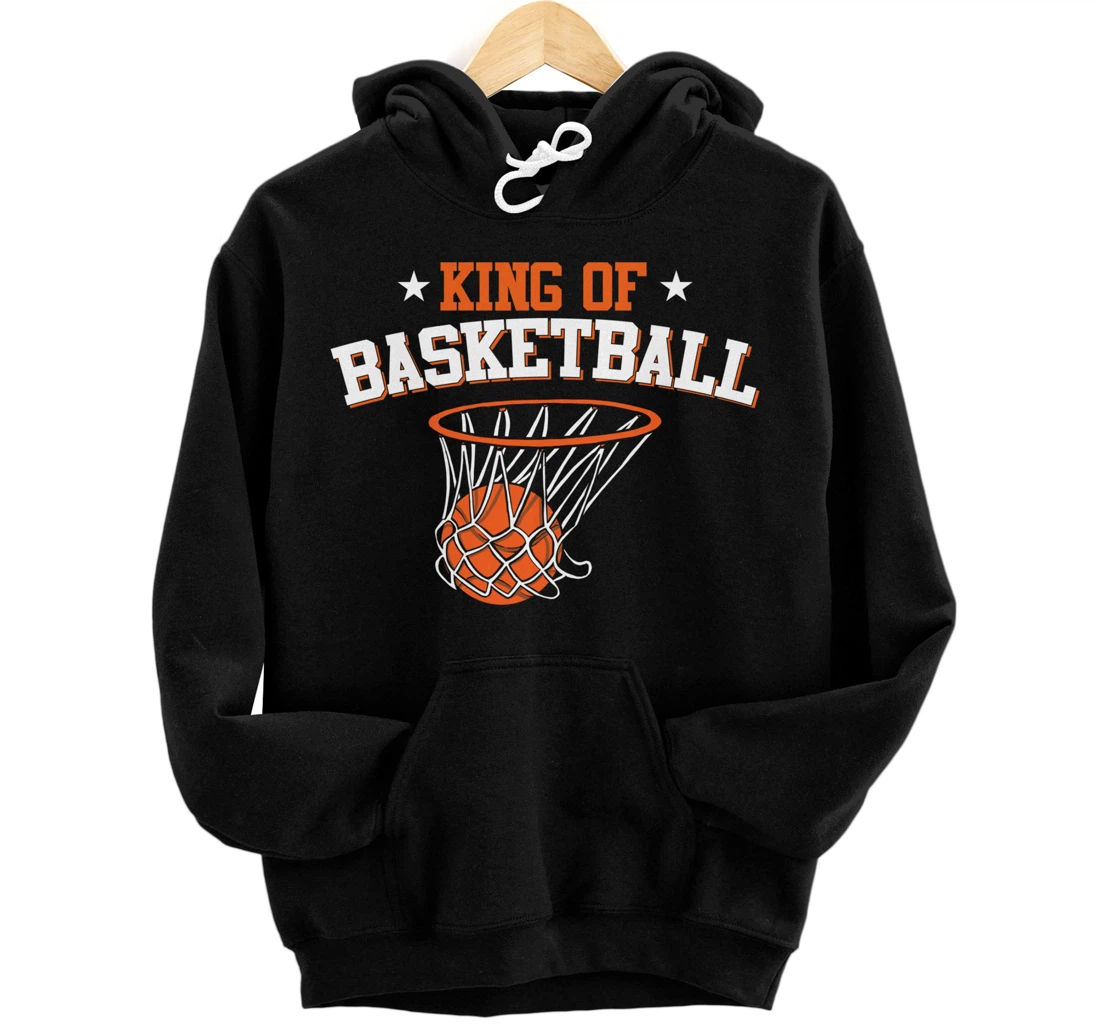Personalized Sport Player Basketballer King of Basketball Pullover Hoodie