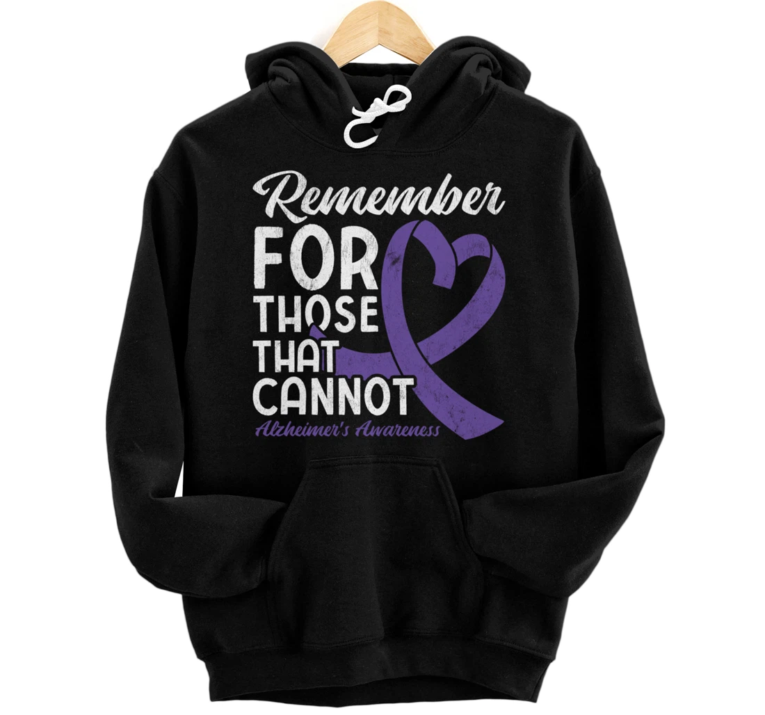 Personalized Remember Those That Cannot Alzheimers Awareness Pullover Hoodie