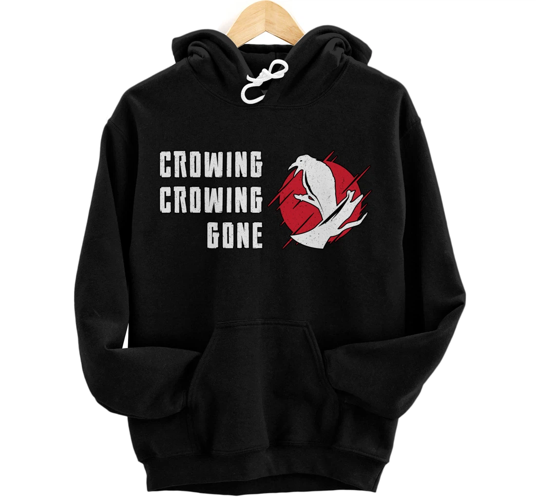 Personalized Watch Birds Crowing Crowing Gone Retro Vintage Bird Watcher Pullover Hoodie