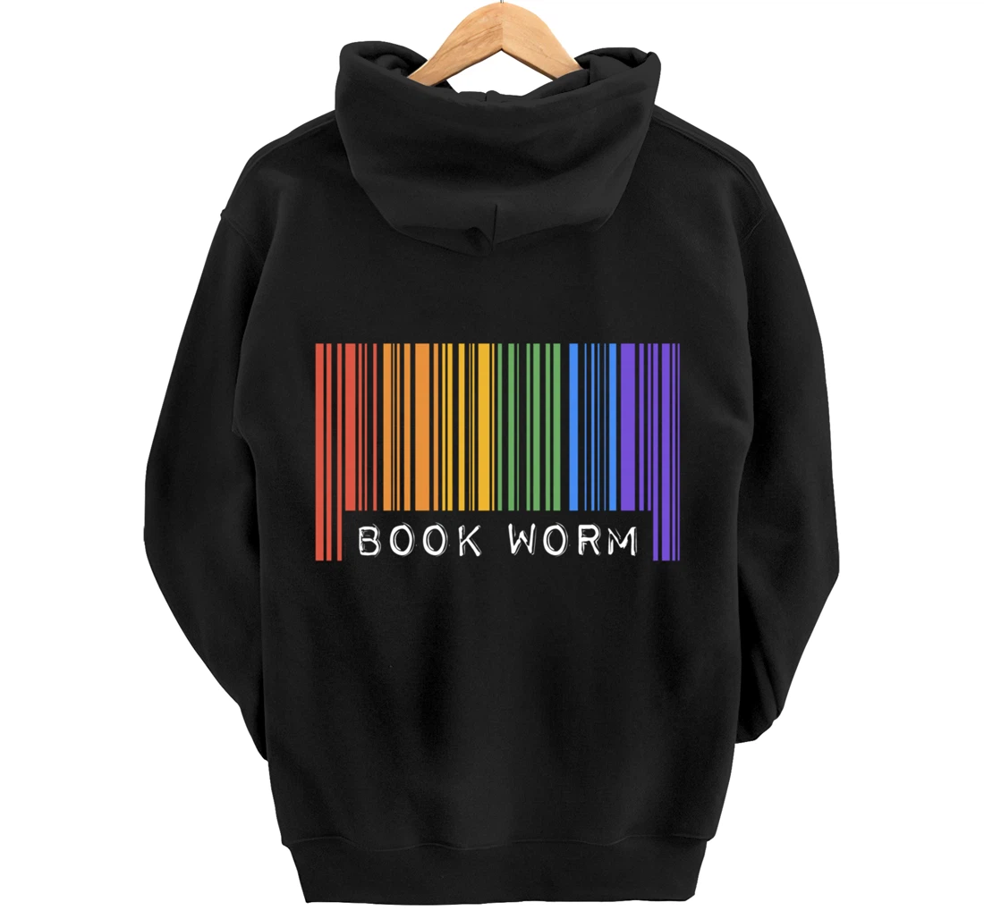 Mens Hoodies LGBT Pride Barcode Funny Pullover Hooded Print Sweatshirt Jackets 
