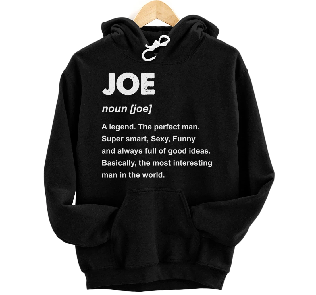 Personalized Joe Name Pullover Hoodie