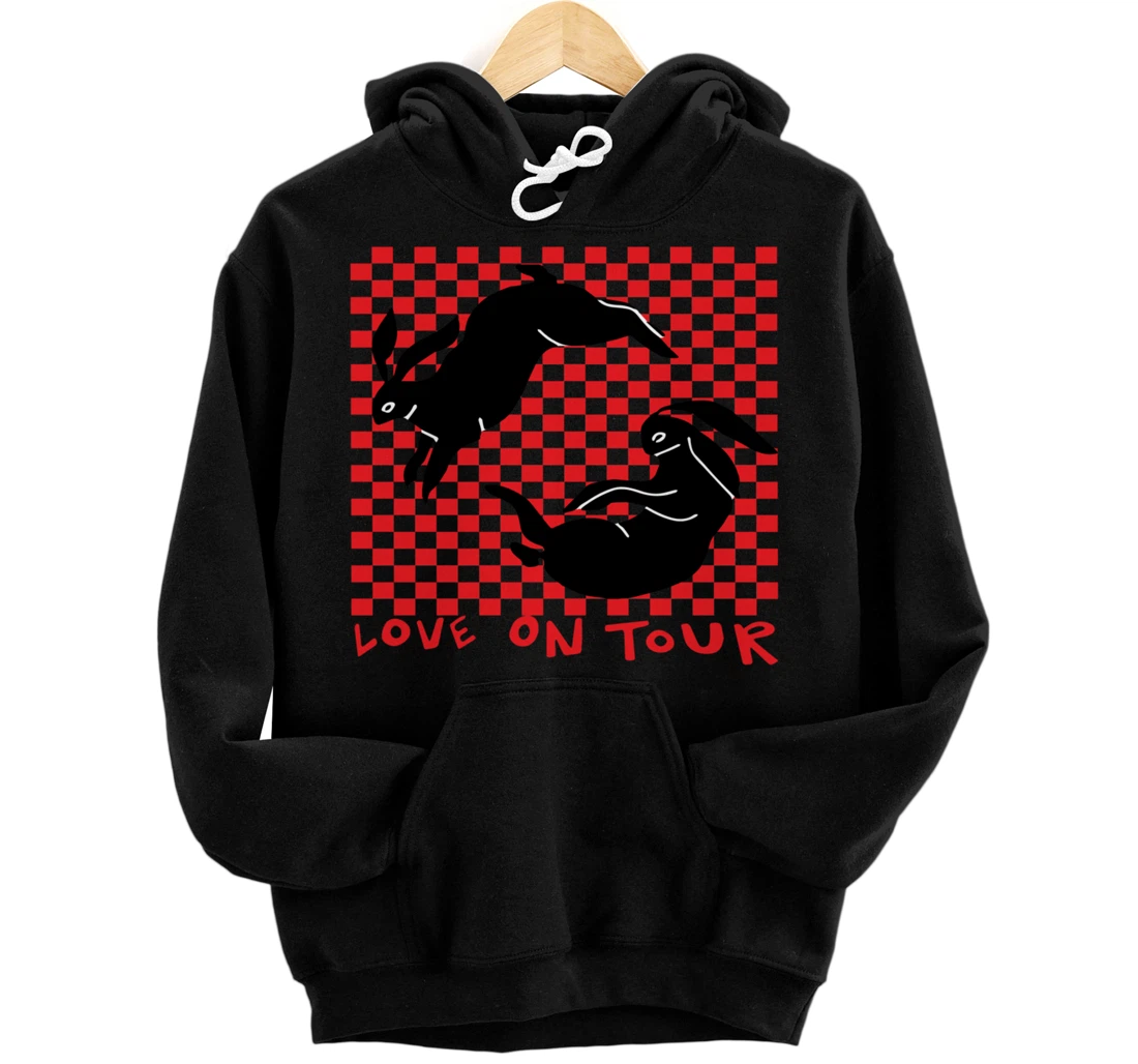 Personalized Love On Tour Rabbit Hoodie - LOT Retro Hoodie Pullover Hoodie