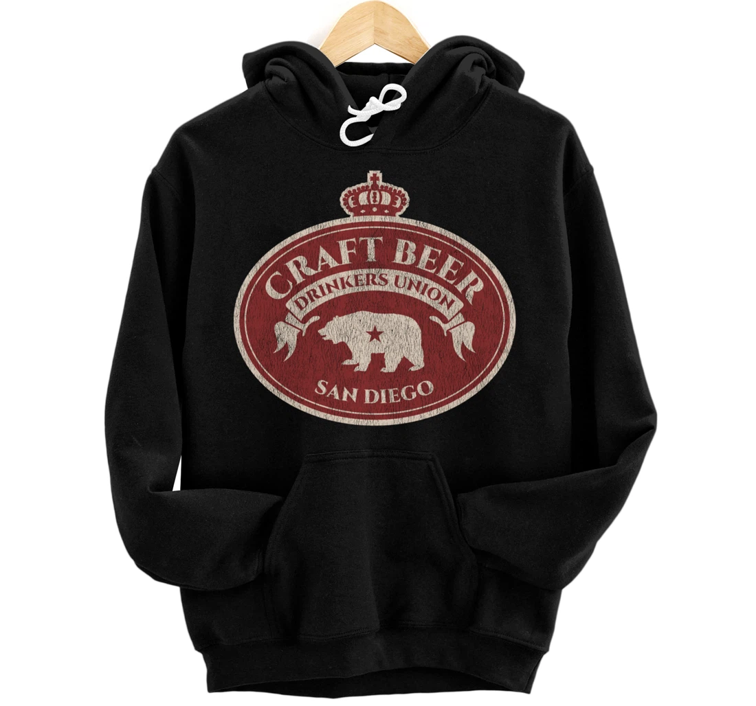 Personalized San Diego California Craft Beer Drinkers Union Pullover Hoodie