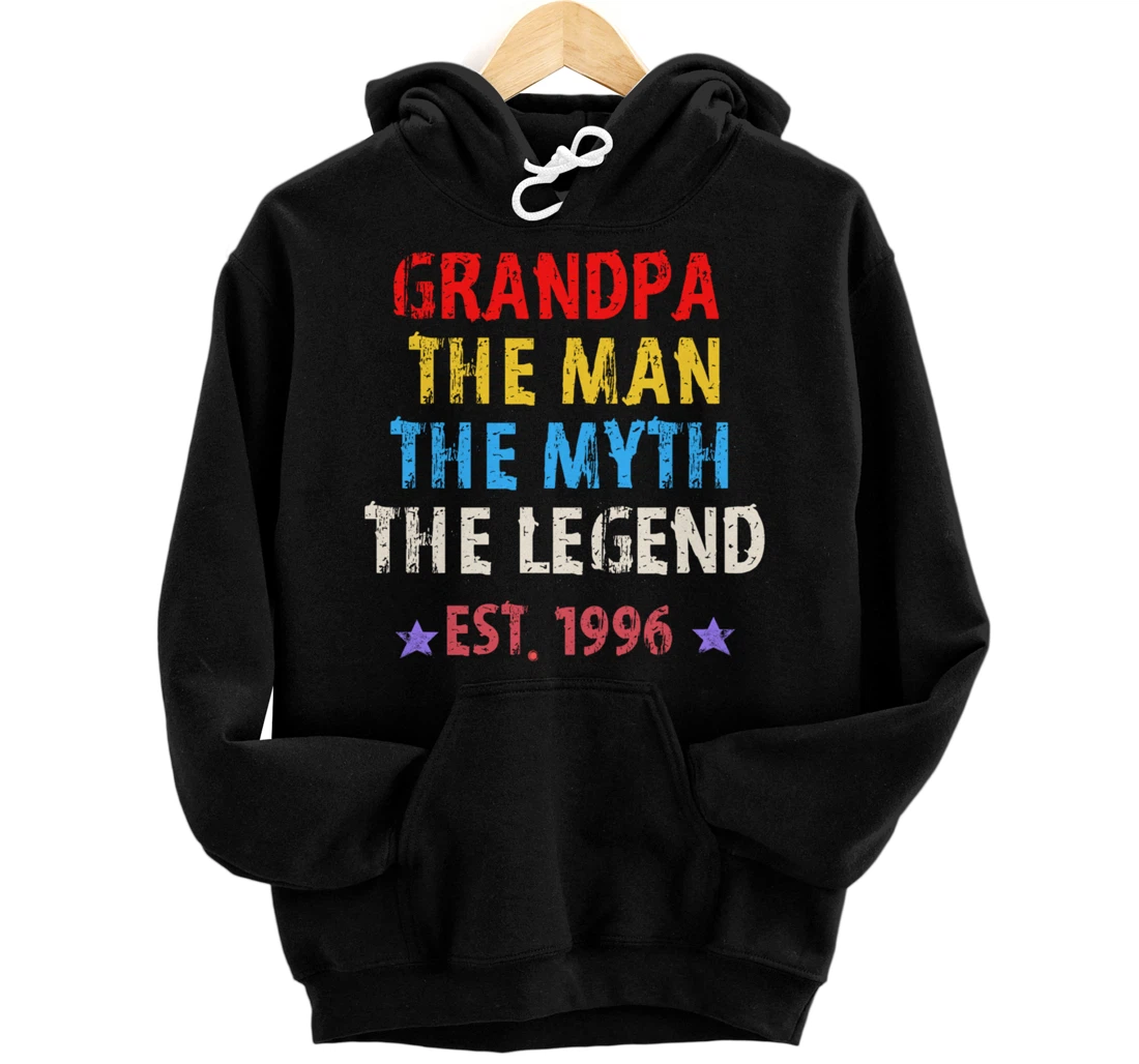 Personalized Grandpa, The Man, The Myth, The Legend Pullover Hoodie