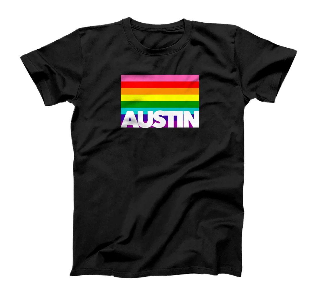 Personalized AUSTIN Texas Gay Pride Queer Proud TX Homo queer cowboy ALLY T-Shirt, Women T-Shirt