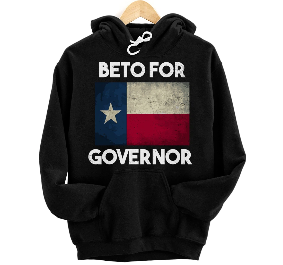 Personalized Beto for Governor - Texas Vote O'Rourke 2022 Anti Abbott Pullover Hoodie