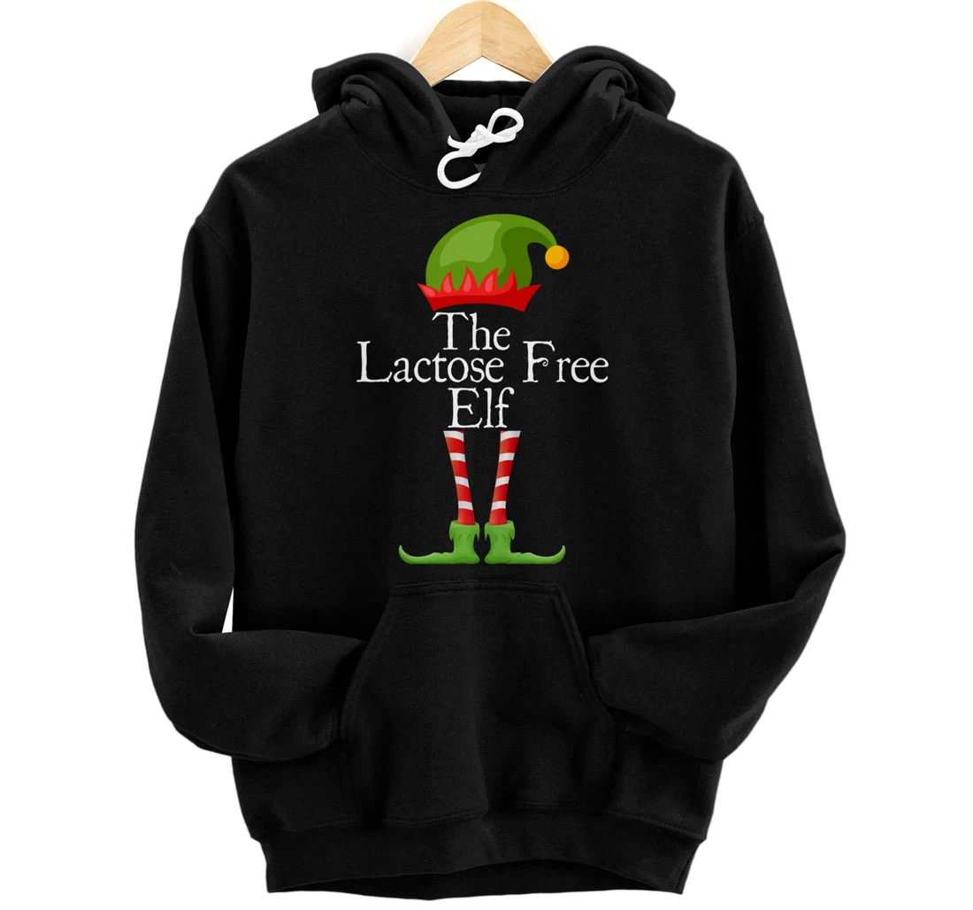 Personalized The Lactose Free Elf Matching Family Holidays Pullover Hoodie