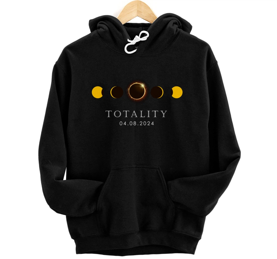 Personalized American Totality Solar Lunar Eclipse Pullover Hoodie