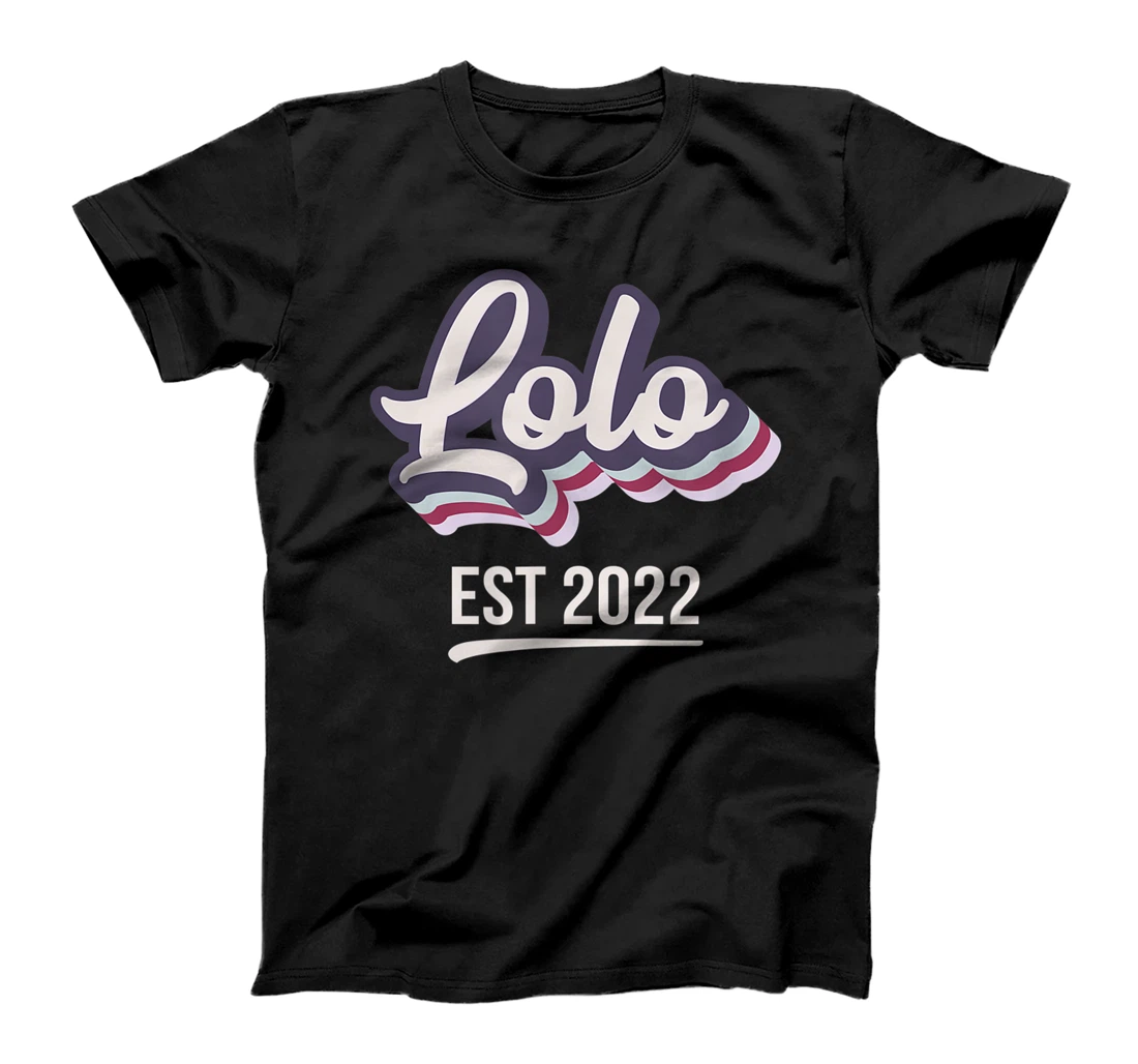 Personalized Womens Lolo Est 2022 T-Shirt, Women T-Shirt