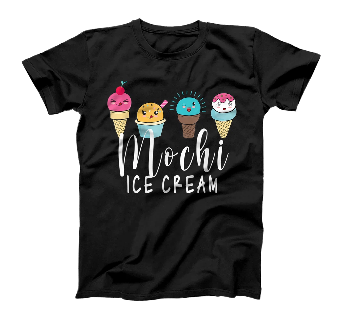 Personalized Mochi Ice Cream Kawaii Funny Manga Anime Women's Rice Cake T-Shirt, Kid T-Shirt and Women T-Shirt