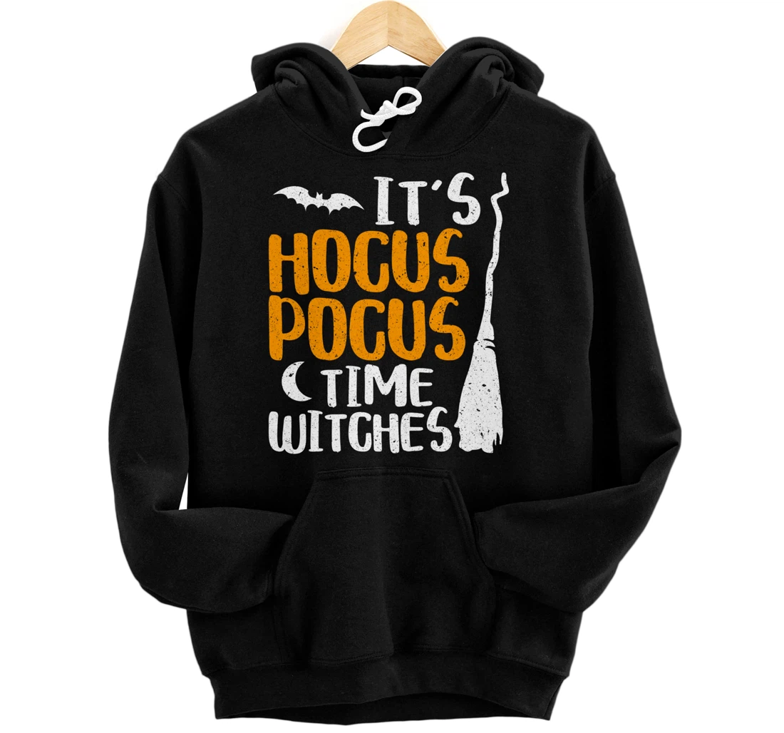 Personalized It's Hocus Pocus Time Witches Hoodie Pullover Hoodie