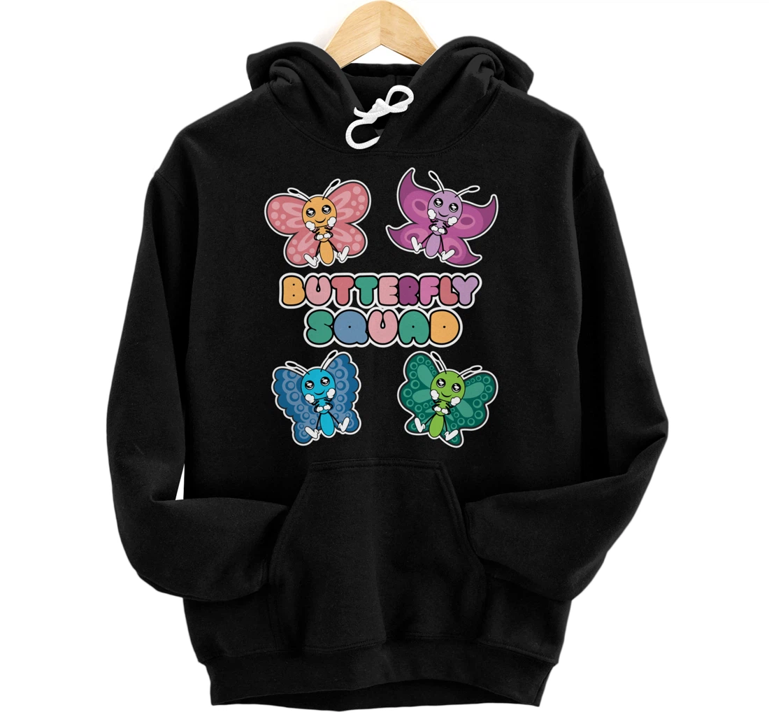 Personalized Butterfly Squad Butterflies Nature Insects Pullover Hoodie