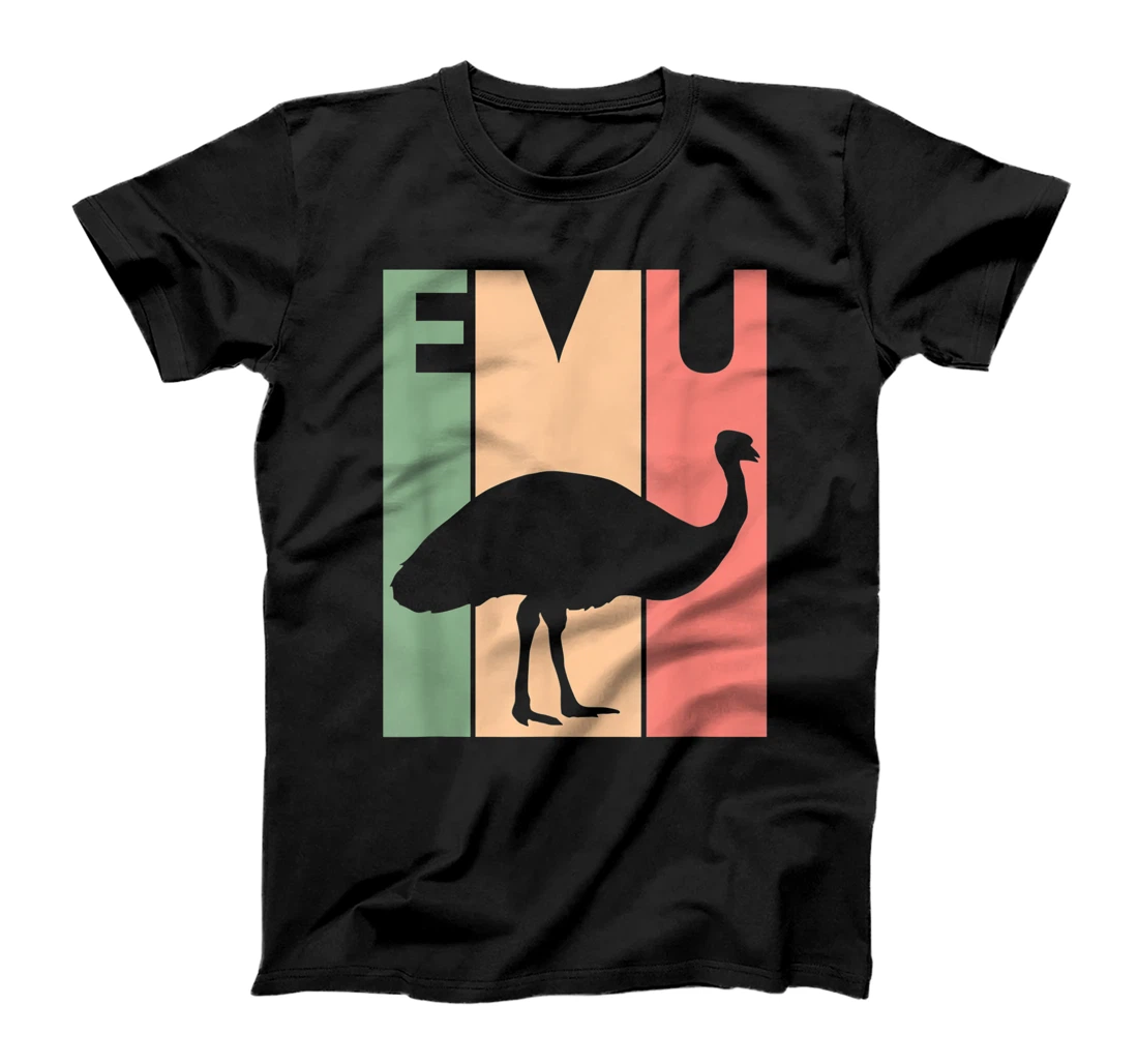 Personalized Womens Cute Emu Animal T-Shirt, Kid T-Shirt and Women T-Shirt