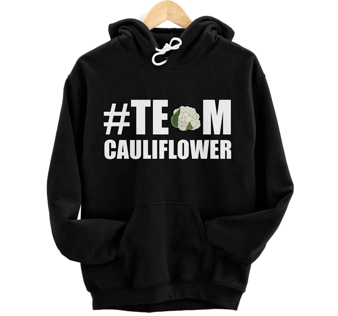 Personalized Team Cauliflower, Gluten Free, Vegan Food, Garden Lover Pullover Hoodie