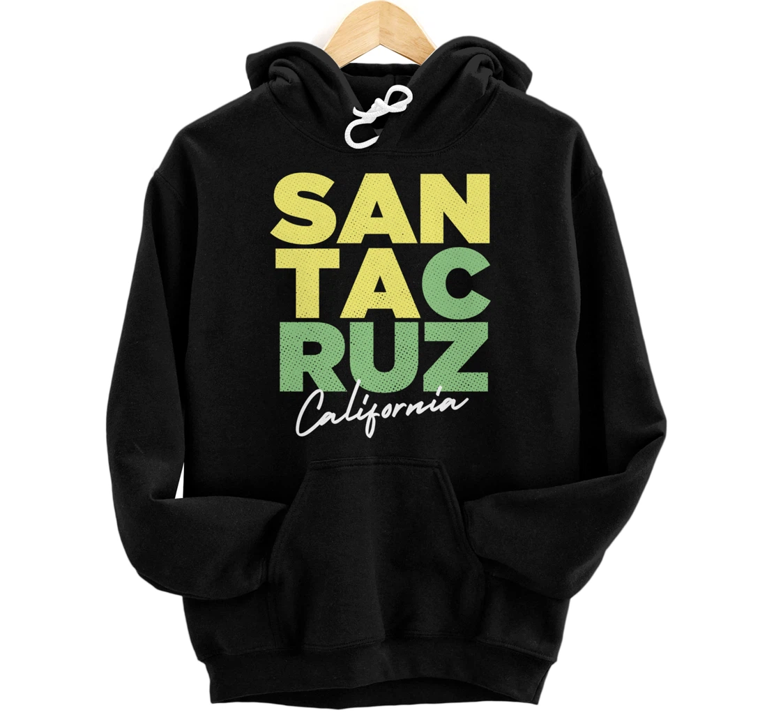 Personalized Santa Cruz California Graphic Pullover Hoodie