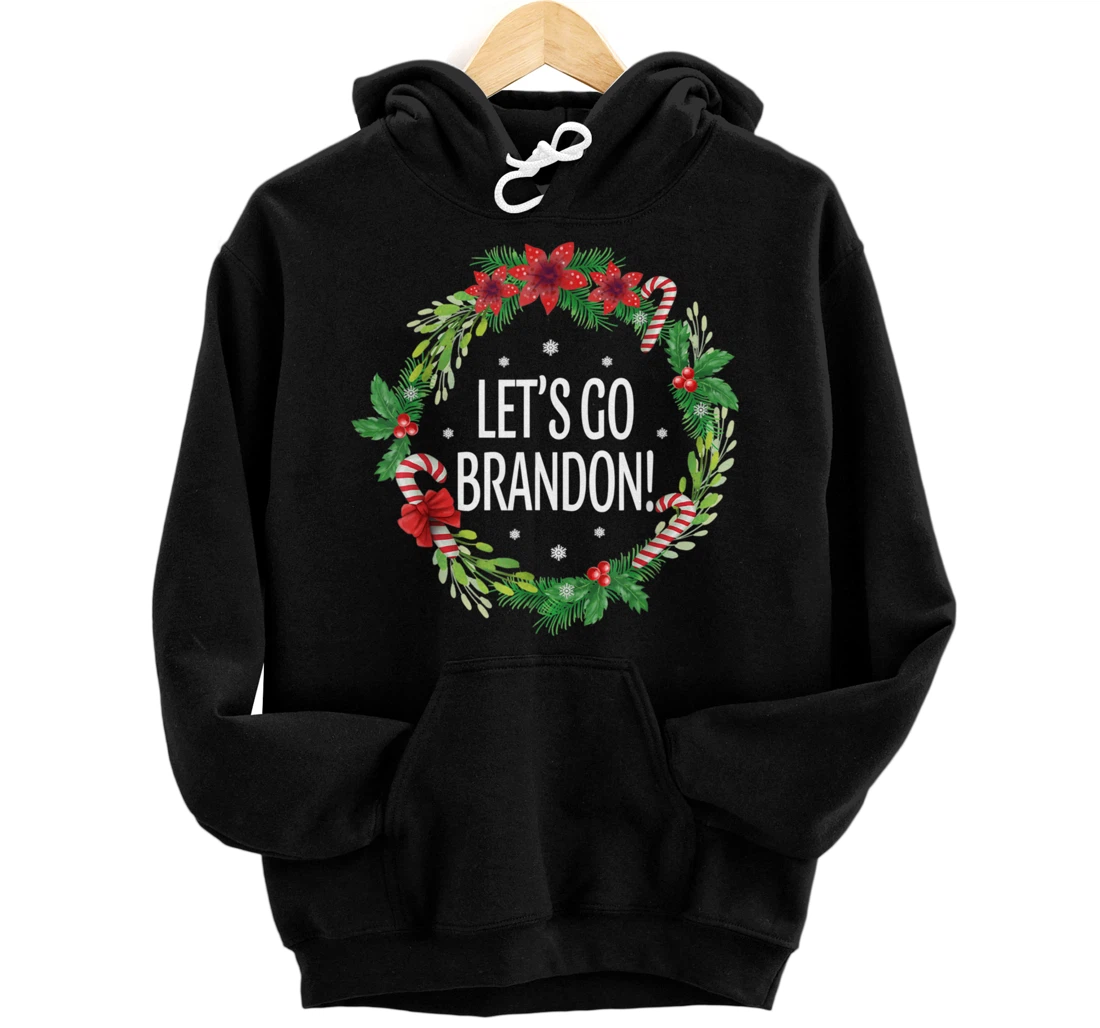 Personalized Let's Go Branden Brandson Brandon PJ Chant Meme Political Pullover Hoodie