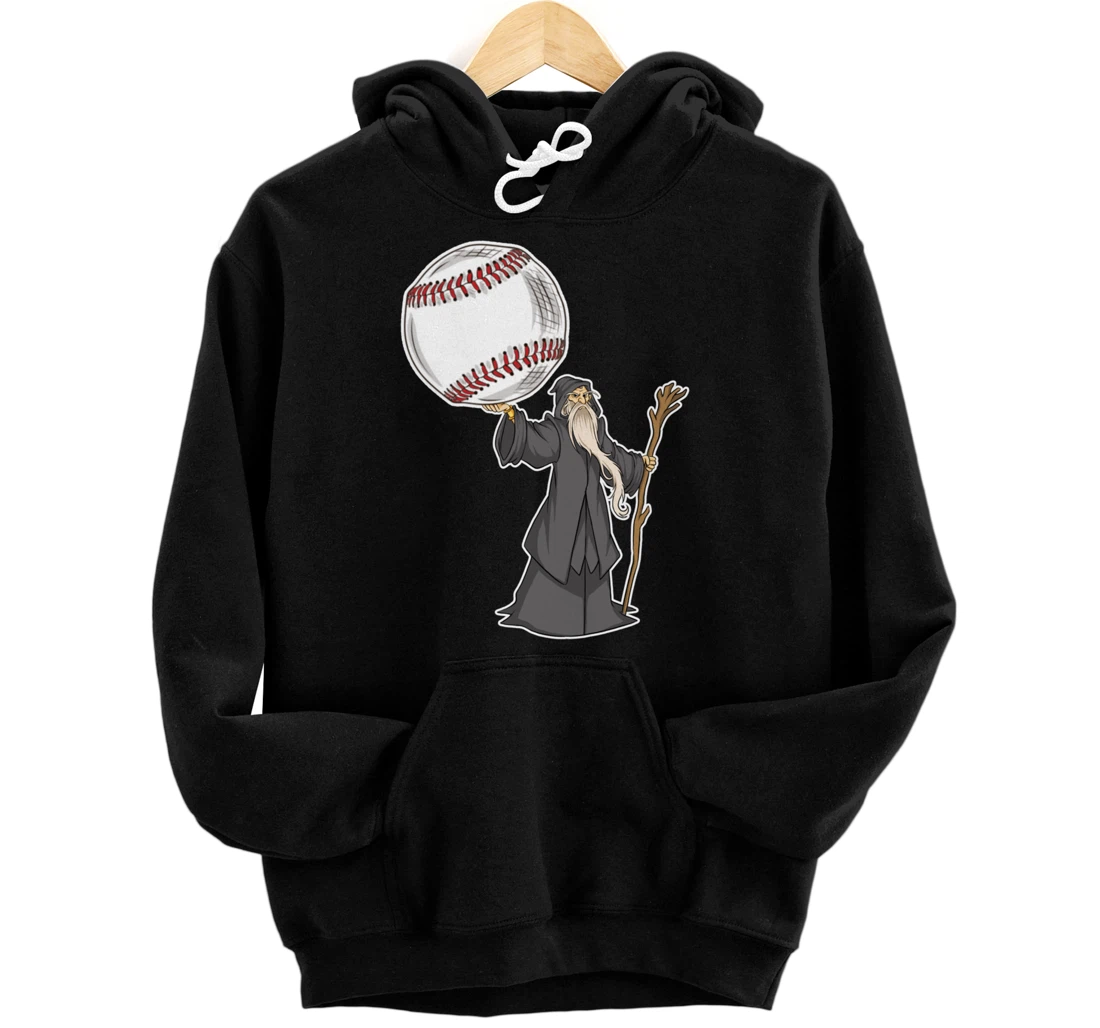 Personalized Wizard Funny Baseball Pullover Hoodie