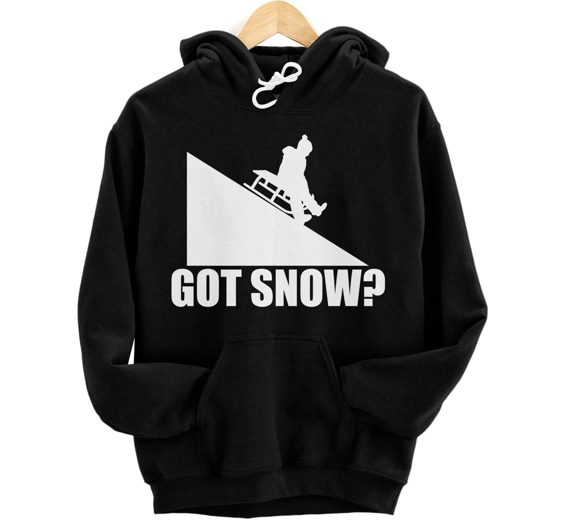 Personalized Got Snow Funny Snow Sledding Driver Sled Fan Winter Sports Pullover Hoodie